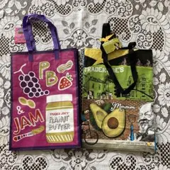 未使用☆TRADER JOE’S ラージ　エコバッグ　２枚セットのサムネイル