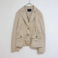 ミスパリ　テーラードジャケット　13AR ベージュ　薄手　アウター　春　秋