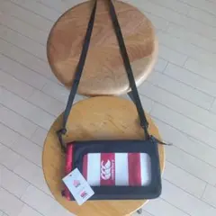Canterbury チケットホルダー ストライプポーチ