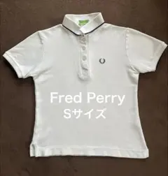 【値下げ】Fred Perry ポロシャツ ホワイト Sサイズのサムネイル