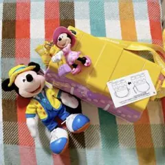 【ディズニー】ポップコーンバケット・ぬいぐるみピンバッジ