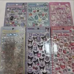 【正規品】 サンリオ ボンボンドロップシール 第2弾 6点セット