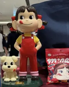 【超レア・未使用・完動品】ペコちゃん 首振り人形 未使用 未開封 美品 希少 不二家 ペコちゃん 昭和レトロ 首振り