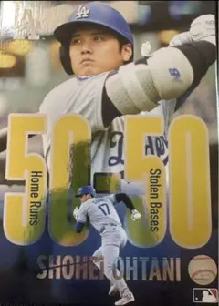 大谷翔平 フレーム ポストカード 箔押しサインMLB SHOHEI 東京