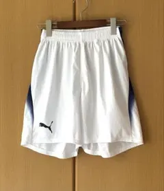 【未着用】PUMA プーマ ハーフパンツ 白 M サッカー ショートパンツのサムネイル