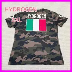 極美品　ハイドロゲン 半袖Tシャツ カモフラ 迷彩 イタリア国旗のサムネイル