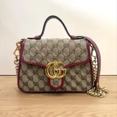 グッチ　GGマーモントトップハンドルバッグ