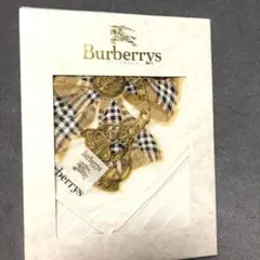 Burberry ノバチェック　ハンカチ　専用箱入　未使用　レディース