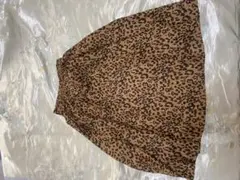 ヒョウ柄フレアロングスカート