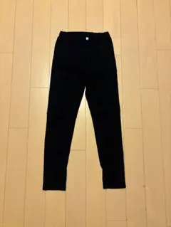 GU ブラック 長ズボン ウエストゴム 140