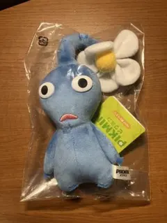 ピクミン ぬいぐるみ 青 花付き 約20cm