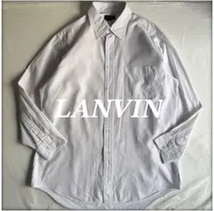 00s LANVIN code stripe L/S dress shirtのサムネイル