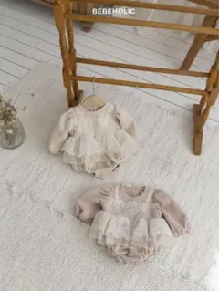 BEBEHOLIC フリルロンパース 韓国子ども服