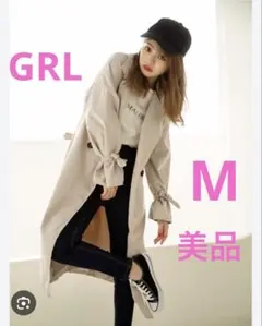 美品　GRL キャンディスリーブトレンチコー ト　M ベージュ　アウター　春服のサムネイル