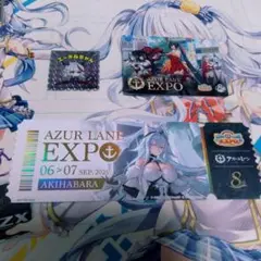 アズールレーン 8周年 EXPO チケット風カード　エンプラ　入場特典付