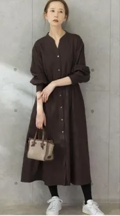 値下げ中　秋服　アーバンリサーチロッソ　イージーケアシャツワンピース