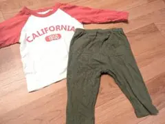 プリントTシャツとパンツセット　95センチ