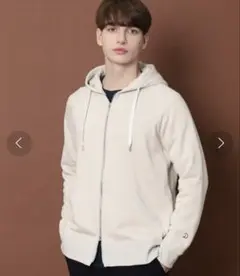 ドレステリア　バッグフリース　ジップアップパーカ　メンズSサイズ