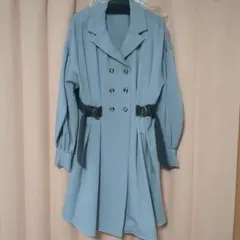 REDYAZEL　 無地ダブルミニシャツワンピース