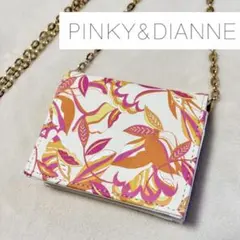 Pinky&Dianneピンキー&ダイアン　二つ折り財布　チェーンウォレット総柄