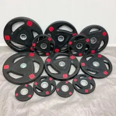 ハンマーストレングス　プレート　20kg 2枚 ハンマー ストレングス ラバープレート 20kg×2 穴径50mm 引取限定