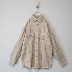 【90’s・ヴィンテージ・アースカラー】一点物・ネルシャツ・1801