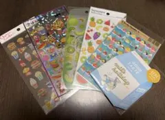 ファストフード フルーツ アイス ドリンク シール まとめ売り