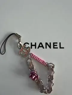 CHANEL ロゴチャーム ピンク 激レア - メルカリ