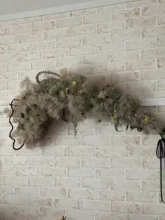 ドライフラワー アーチ型リース 約80cm
