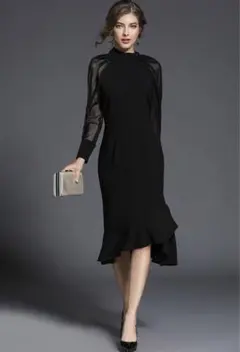 パーティドレス お呼ばれ オケージョン 結婚式 ワンピース