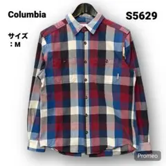 【即購入OK】Columbia 長袖シャツ サイズM チェック レッド