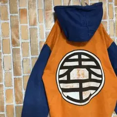 396【激レア】アニメパーカー　ドラゴンボール　孫悟空　サンフェード　ボロペンキ