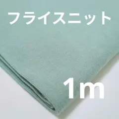 【特価】フライスニットスモークグリーン 1m ③