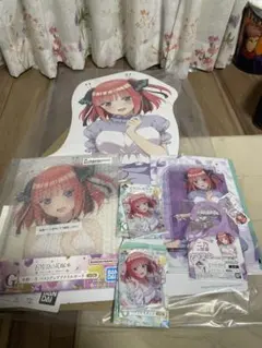 五等分の花嫁　一番くじ　中野二乃　セミコンプセット　パネル　アクリルボード　他