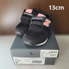 【美品】new balance スニーカー 13.0 黒/ピンク 996