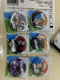 僕のヒーローアカデミア ファミマ缶バッジ6種とクリアファイル5種