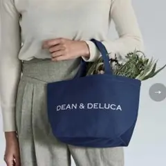 DEAN & DELUCA トートバッグ チャリティー ネイビー　Sサイズ