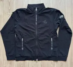 SY32 ブラックストレッチブルゾン　L