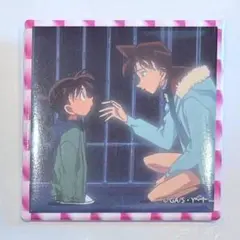 コナン&蘭　メモリアル缶バッジ　OP&EDver.vol.4　コナンランド