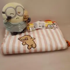 ミニオンぬいぐるみ&ブランケットセット