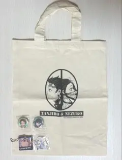 【非売品】鬼滅の刃 まとめ売り 缶バッジ キーホルダー トートバッグ