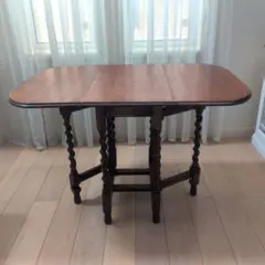 英国アンティークゲートレッグテーブル 着払い全国発送　値下げ　直接お渡し可 英国アンティーク|ゲートレッグテーブル - Q'S ANTIQUES