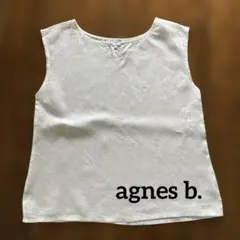 agnes b. リネン ノースリーブ