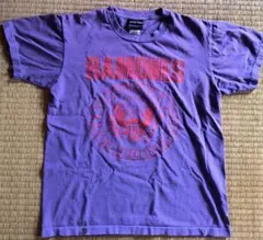 RAMONES Tシャツ 紫色 wall of fame