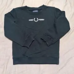 FRED PERRY ブラック トレーナー 4-5歳　110