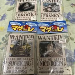 き*ど様 ワンピース　キャラクターマグネット　手配書　マグコレ　グッズ　4枚セッ