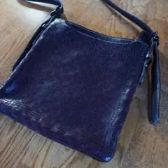 本革ショルダーバッグ ダークブラウン 日本製