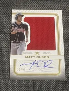 Topps Definitive Matt Olson auto /50