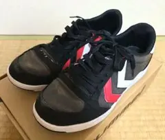 ヒュンメル hummel メンズ スニーカー 黒 クリーニング済 箱有り