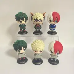 ヒロアカ ゆらゆらヘッド フィギュア 爆豪勝己 緑谷出久 轟焦凍 6体セット